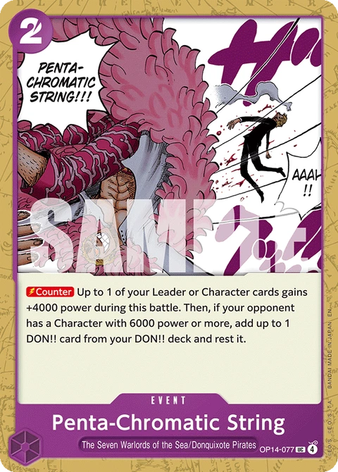 Penta-Chromatic String - One Piece Card Game card