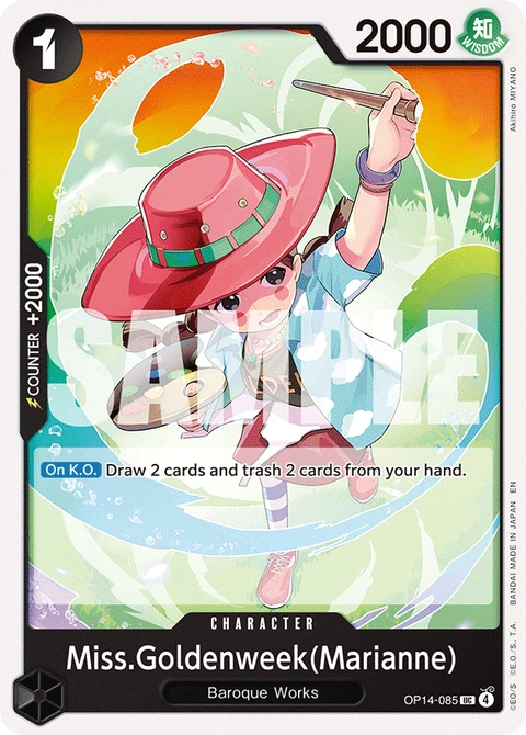 Miss.Goldenweek(Marianne) - One Piece Card Game card
