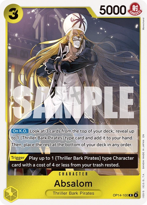 Absalom - One Piece Card Game card