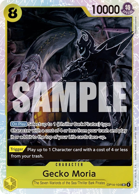 Gecko Moria - One Piece Card Game card