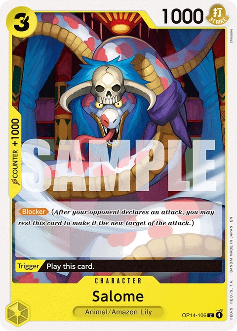 Salome - One Piece Card Game card