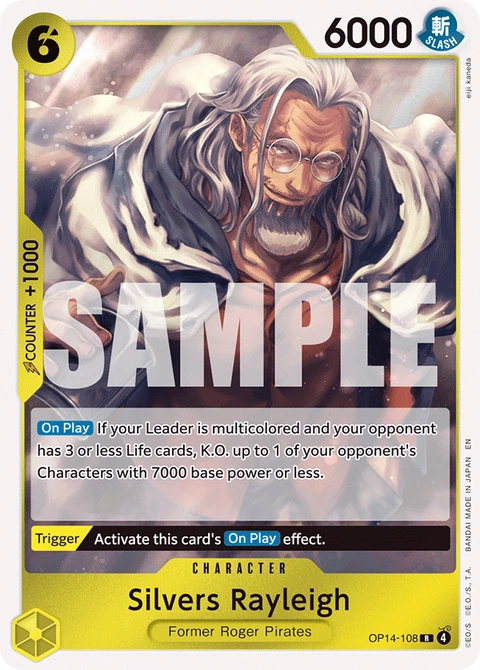 Silvers Rayleigh, One Piece Card Game Leader