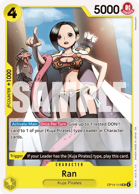 Ran, One Piece Card Game Leader