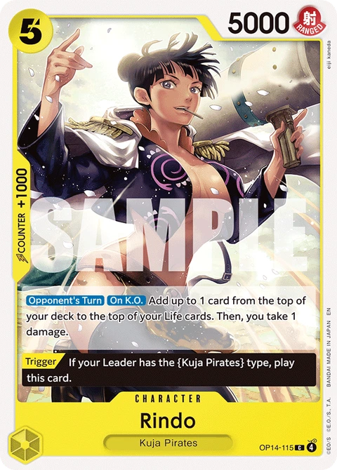Rindo - One Piece Card Game card