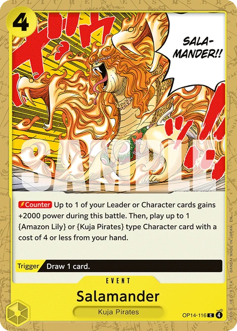 Salamander - One Piece Card Game card