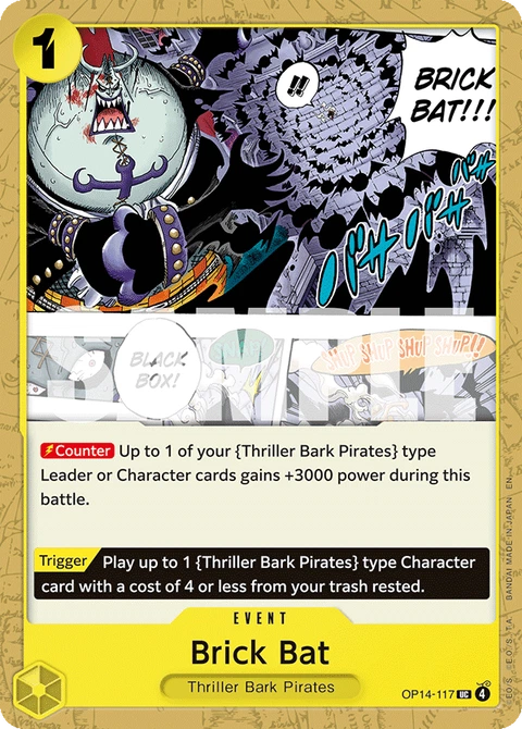 Brick Bat - One Piece Card Game card