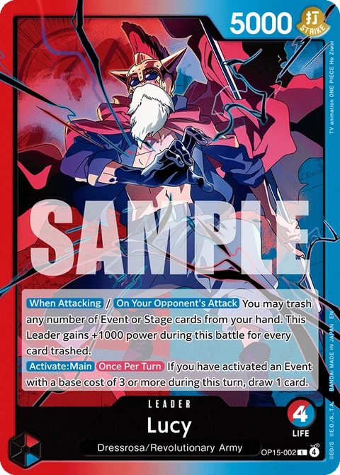Lucy, One Piece Card Game Leader