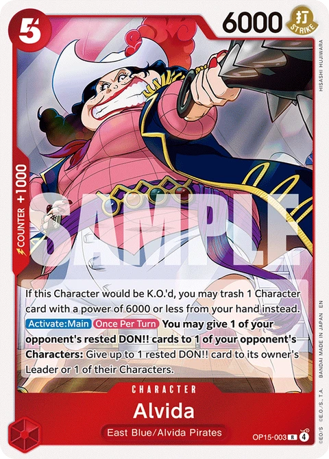 Alvida - One Piece Card Game card