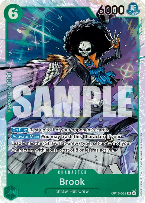 Brook, One Piece Card Game Leader
