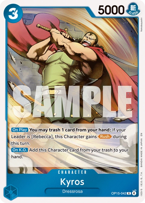 Kyros - One Piece Card Game card