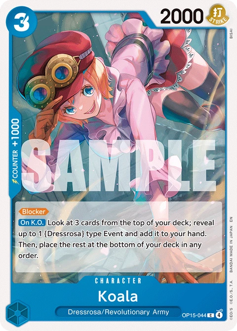 Koala - One Piece Card Game card