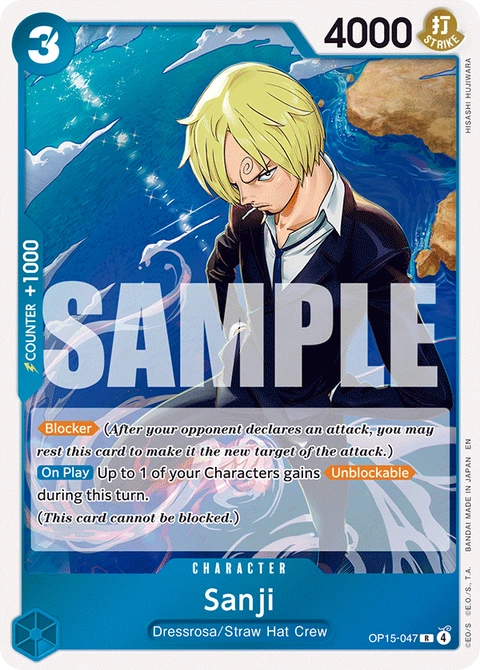 Sanji - One Piece Card Game card