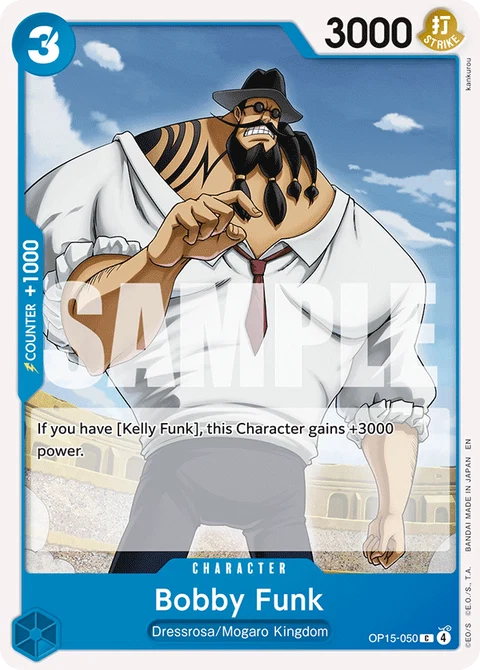 Bobby Funk - One Piece Card Game card