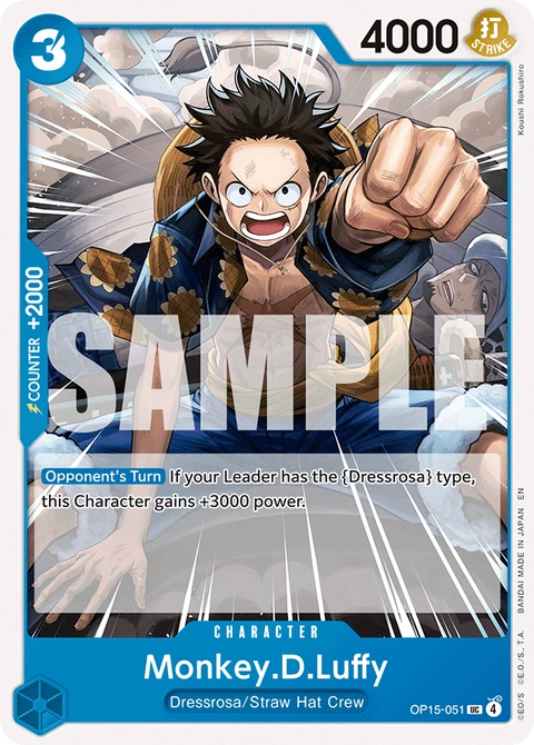 Monkey.D.Luffy - One Piece Card Game card
