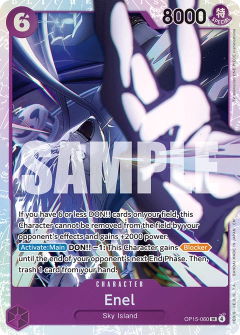 Enel, One Piece Card Game Leader