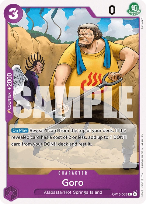 Goro - One Piece Card Game card