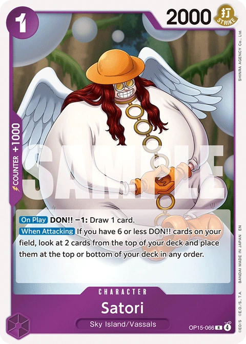 Satori - One Piece Card Game card
