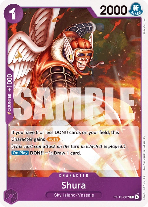 Shura - One Piece Card Game card