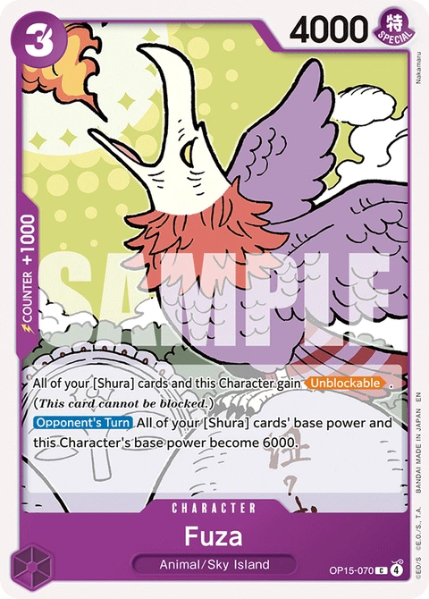 Fuza - One Piece Card Game card