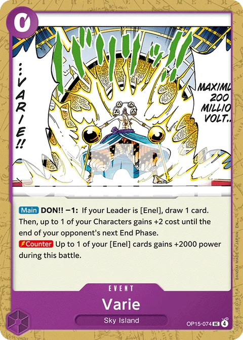 Varie, One Piece Card Game Leader