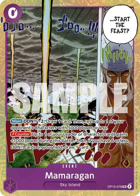 Mamaragan, One Piece Card Game Leader