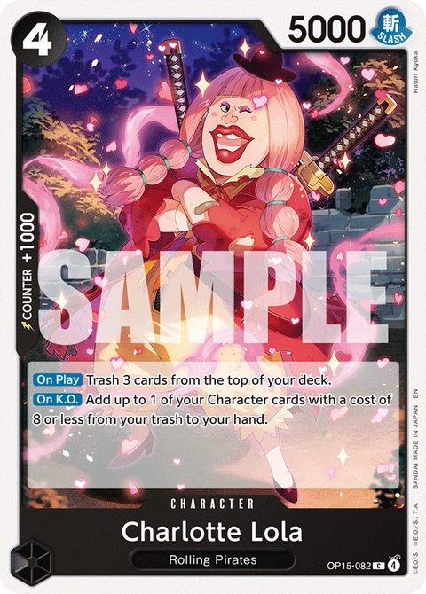 Charlotte Lola - One Piece Card Game card