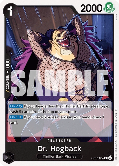 Dr. Hogback - One Piece Card Game card