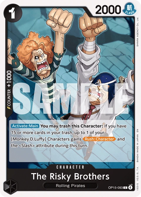 The Risky Brothers - One Piece Card Game card
