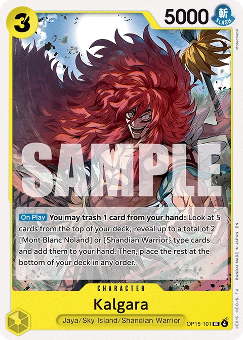 Kalgara - One Piece Card Game card