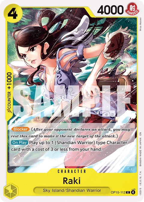 Raki - One Piece Card Game card