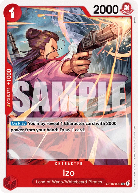 Izo - One Piece Card Game card