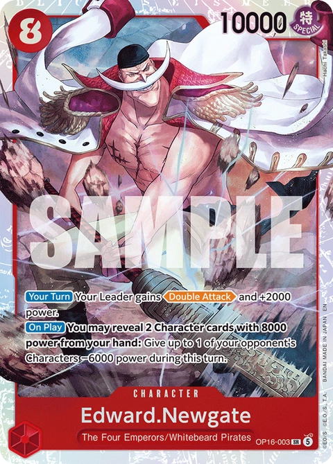 Edward.Newgate - One Piece Card Game card