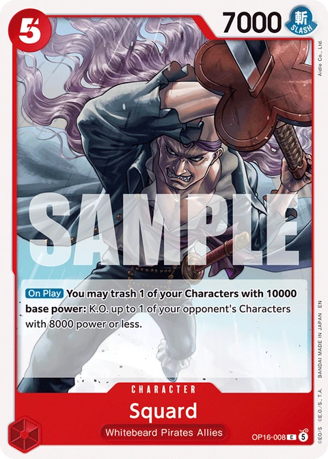 Squard - One Piece Card Game card
