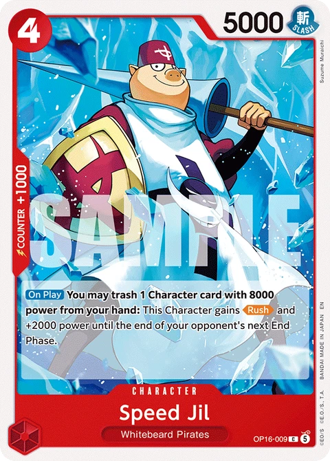 Speed Jil - One Piece Card Game card