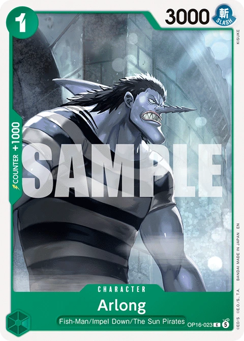 Arlong - One Piece Card Game card