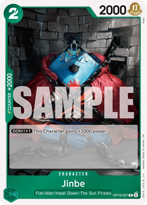 Jinbe - One Piece Card Game card