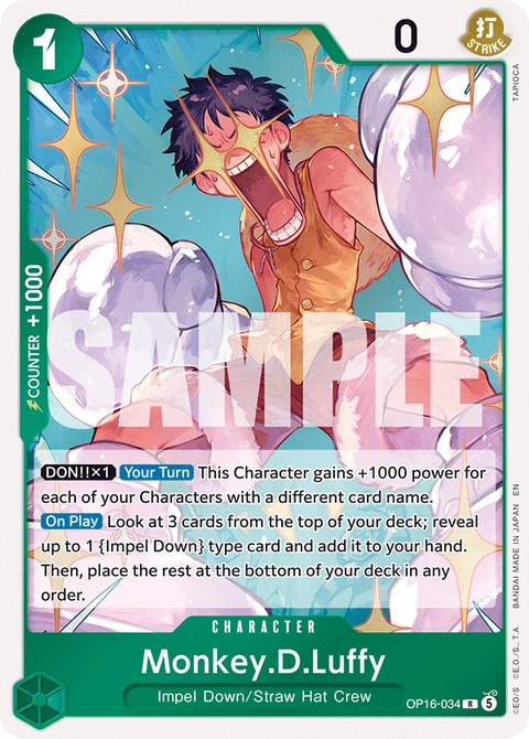Monkey.D.Luffy - One Piece Card Game card