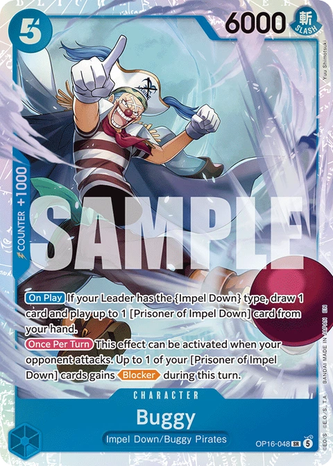 Buggy - One Piece Card Game card