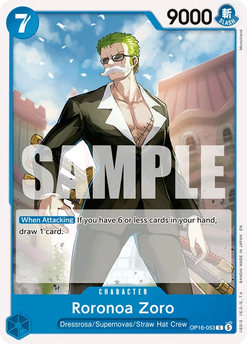 Roronoa Zoro - One Piece Card Game card