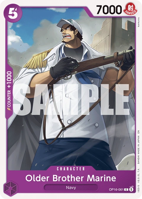 Older Brother Marine - One Piece Card Game card