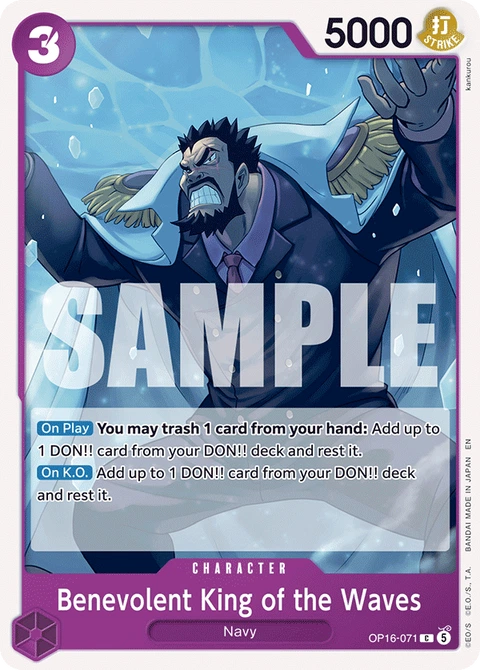 Benevolent King of the Waves - One Piece Card Game card