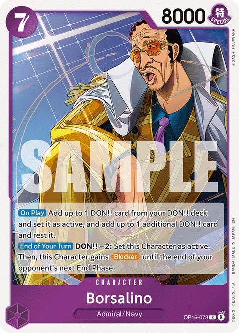 Borsalino - One Piece Card Game card