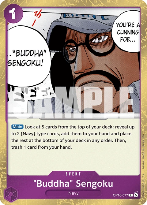 "Buddha" Sengoku - One Piece Card Game card
