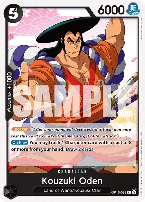 Kouzuki Oden - One Piece Card Game card