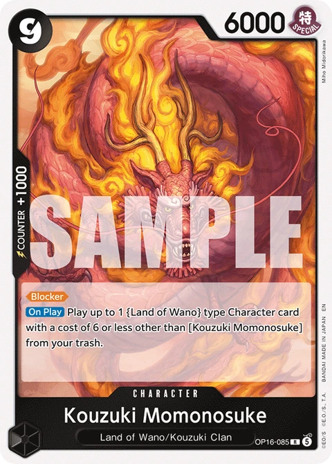 Kouzuki Momonosuke - One Piece Card Game card