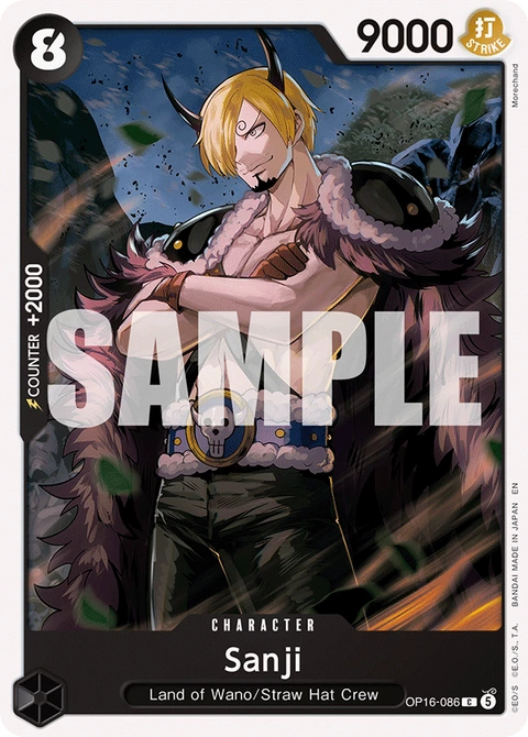 Sanji - One Piece Card Game card