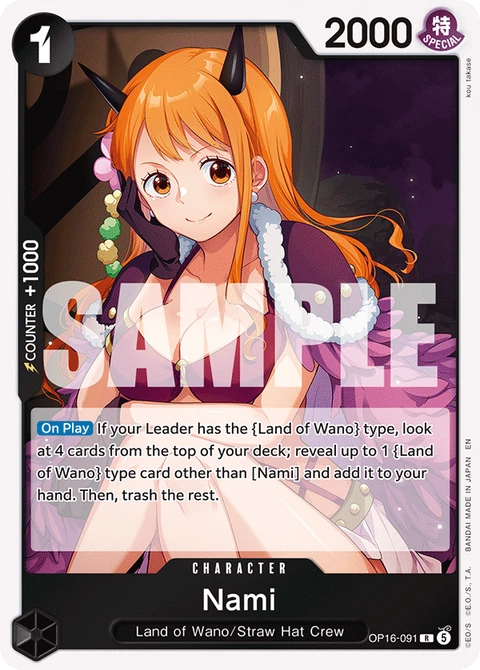 Nami - One Piece Card Game card