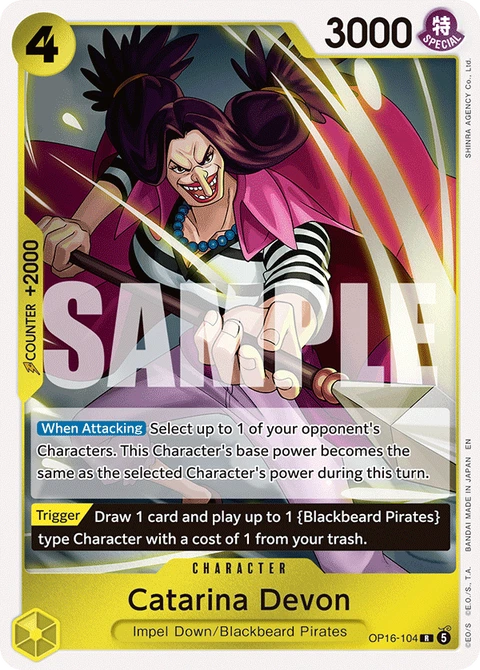 Catarina Devon - One Piece Card Game card