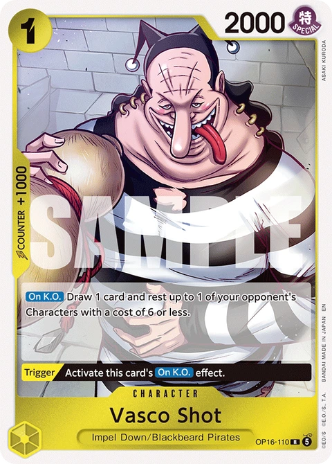 Vasco Shot - One Piece Card Game card