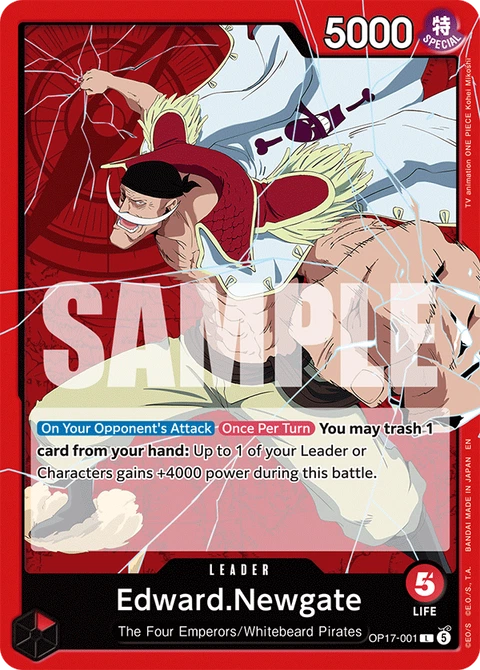 Edward.Newgate - One Piece Card Game card